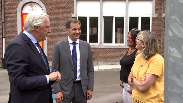 Inondations : le premier ministre de retour à Chaudfontaine 