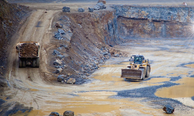 Une grève perturbe l'exploitation des carrières wallonnes de l'entreprise Sagrex