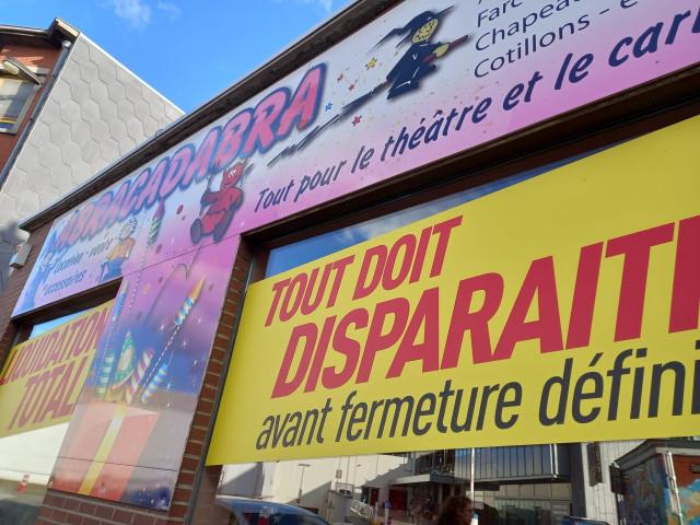 Liquidation totale avant fermeture chez Abracadabra après 38 ans d'existence