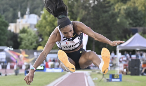 Meeting de Liège : Nafi Thiam a sauté dans son jardin