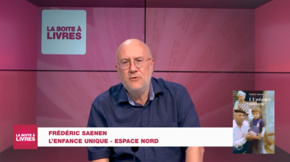 Boite à livres: Frédéric Saenen, L'enfance unique (Espace Nord)