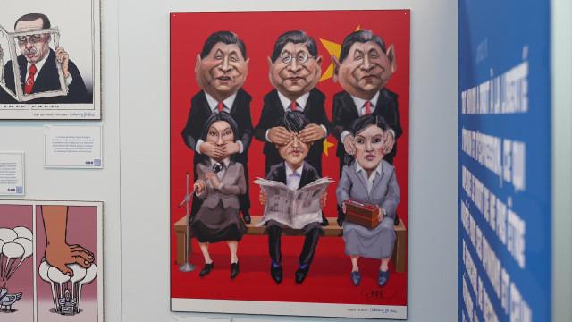 "Enjeux Humains" : Des dessins pour questionner l'état des Droits Humains dans le monde
