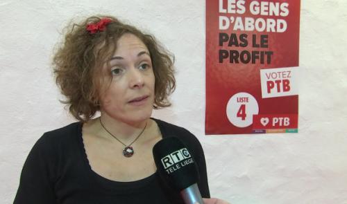 Sophie Lecron, cheffe de groupe PTB à Liège, tirera la liste pour l'Europe