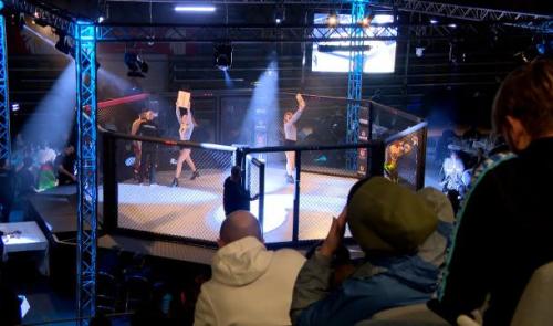 Clés de bras, coups de poing et de pieds: le gala de MMA au Country Hall a tenu ses promesses