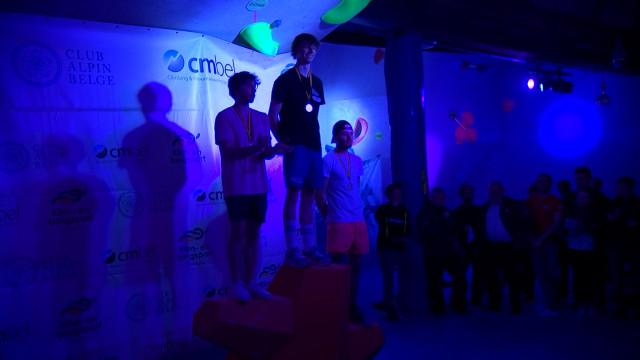 La coupe de Belgique d'escalade de bloc à Liège ce week-end