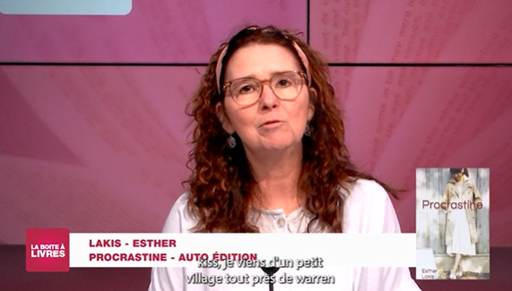Boite à livres: Esther Lakis, Procrastine (Auto-Edition)