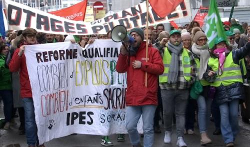2.000 enseignants dans les rues de Liège