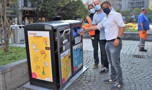 24 nouvelles poubelles intelligentes et connectées au centre de Liège 
