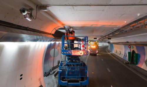 4 nouvelles nuits de fermeture pour le tunnel sous Cointe dans le sens Ardenne - Bruxelles 