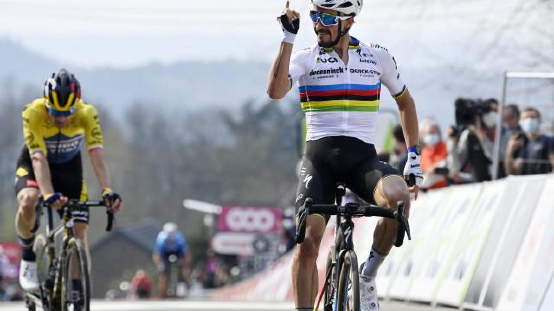 85 ème Flèche Wallonne : Alaphilippe signe une troisième victoire 