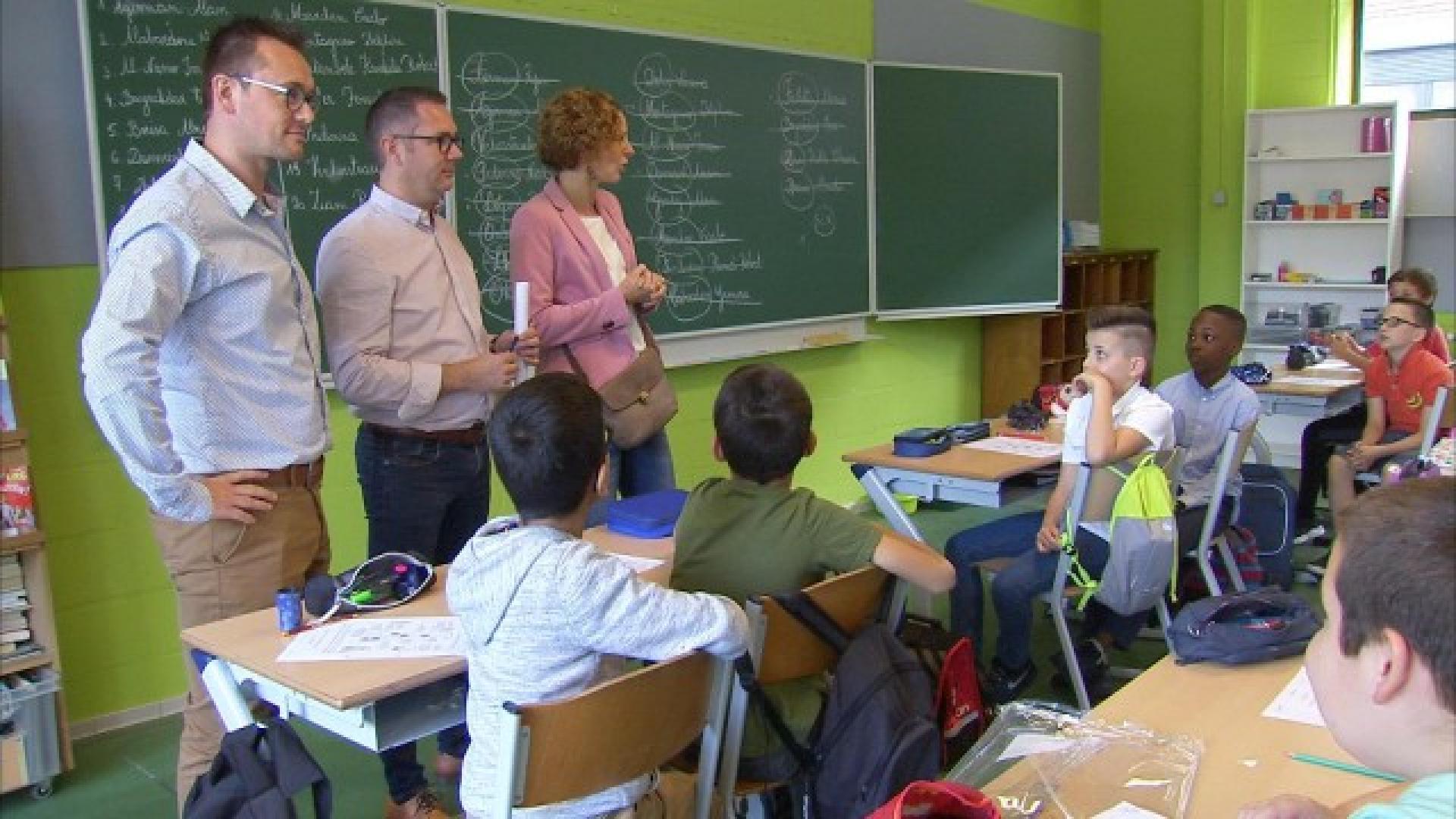Jour de rentrée scolaire. Pour la ministre Schyns aussi