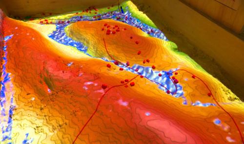 Exact Lab : des cartes en sable pour prévenir les inondations 