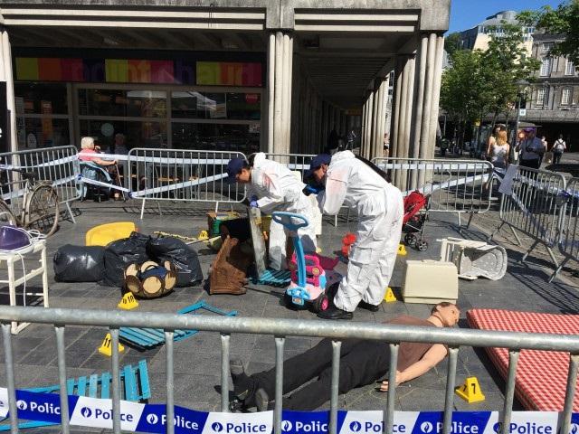 Dépôt sauvage en plein centre-ville de Liège