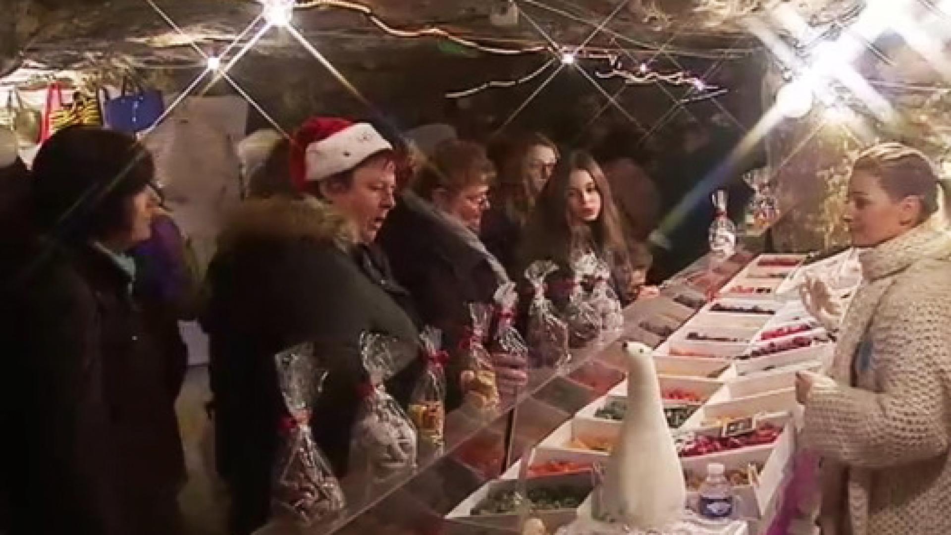 Le marché de Noël des grottes de Wonck
