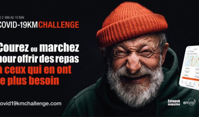 Covid-19Km Challenge : courez pour la bonne cause!