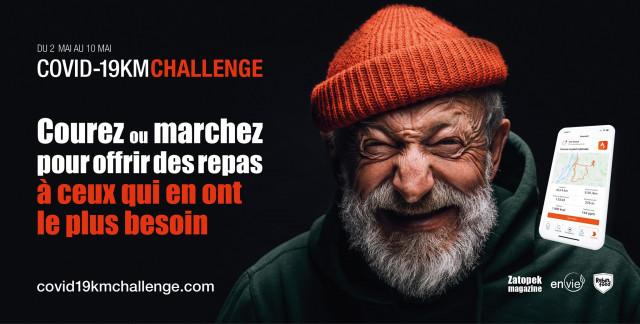 Covid-19Km Challenge : courez pour la bonne cause!