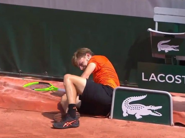Abandon de David Goffin à Roland Garros !