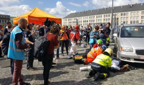 Action coup de poing de sensibilisation à la sécurité routiere
