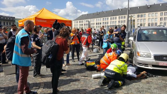 Action coup de poing de sensibilisation à la sécurité routiere