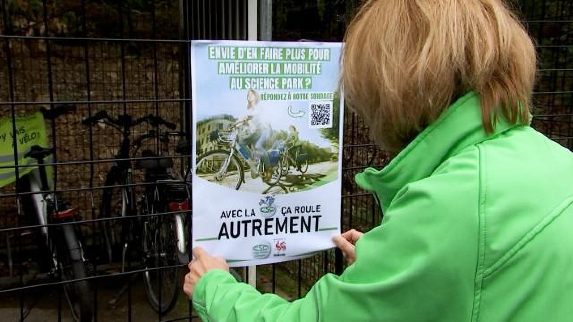 Sondage de la CSC pour une meilleure mobilité au Liège Science Park