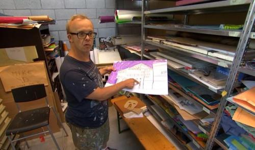 Alain a vaincu sa peur de l'hôpital grâce à l'art
