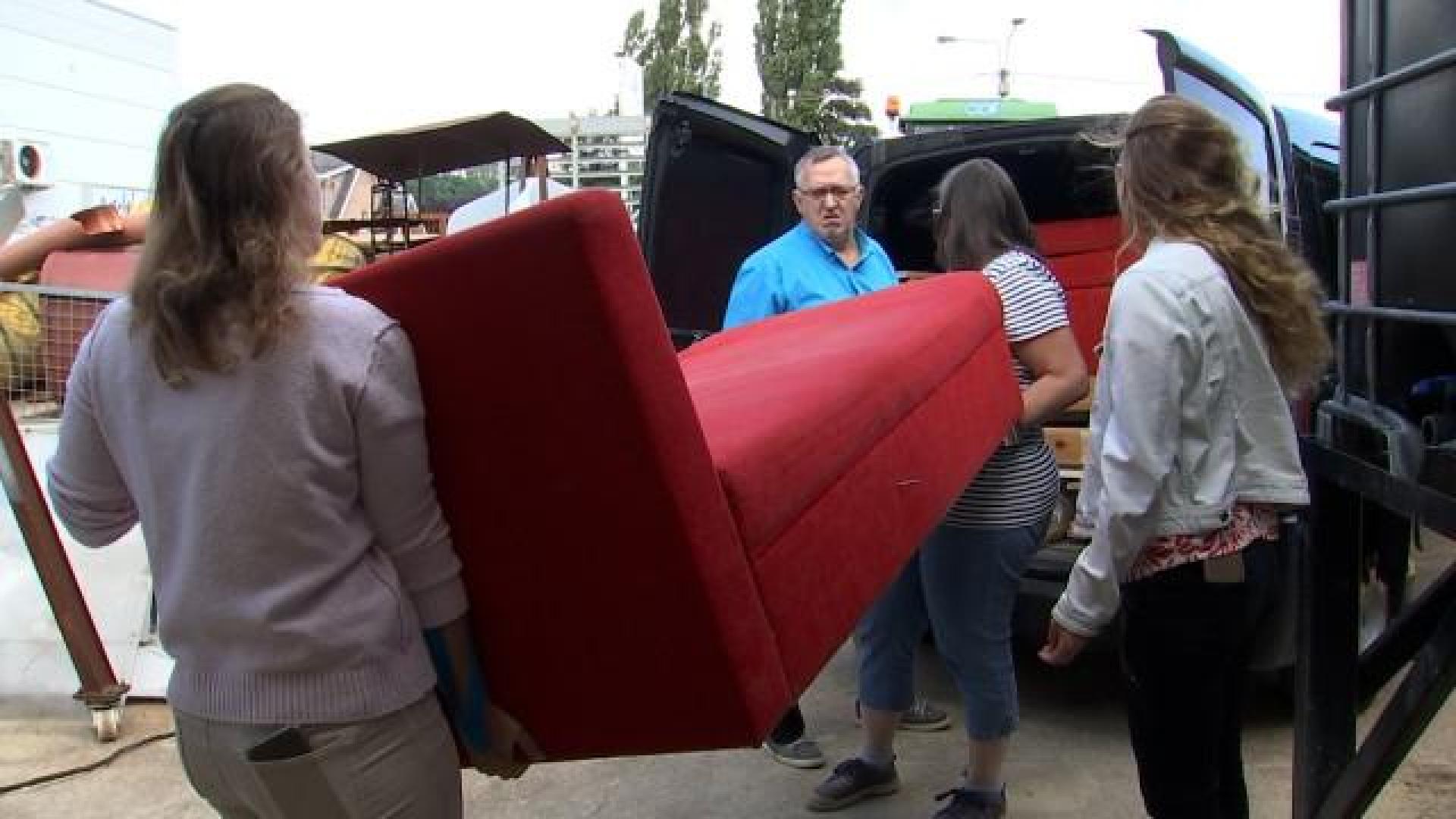 Amay: transport de dons par les chauffeurs du cœur