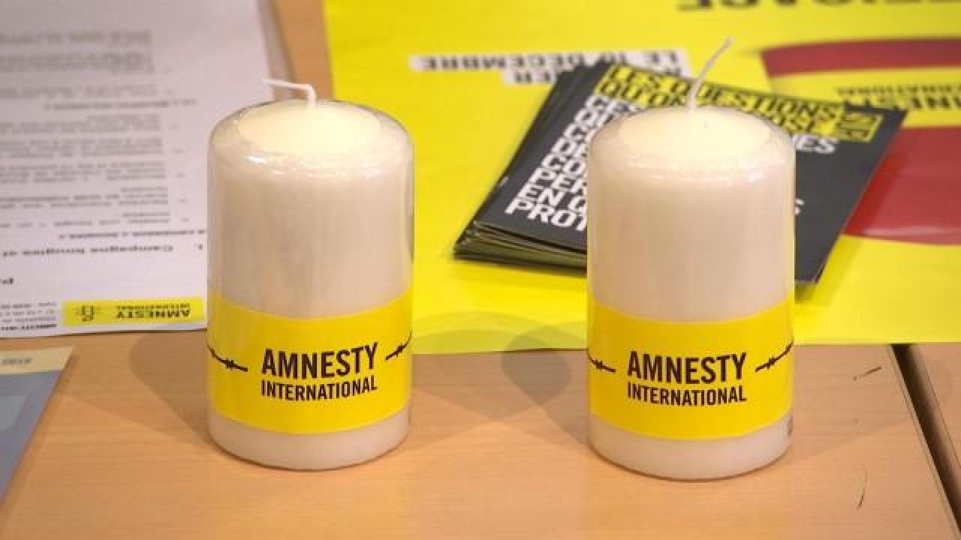 Amnesty: campagne "Bougies"