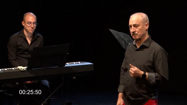 Angel Ramos Sanchez interprète Devos au C.C. de Seraing