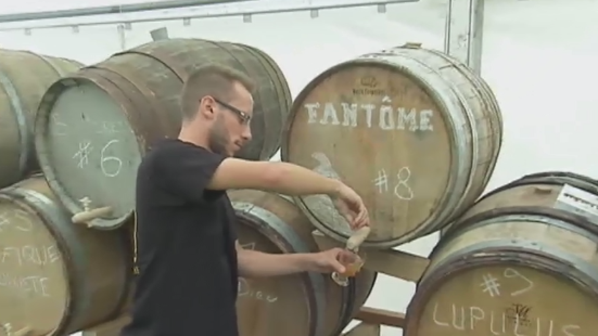 Anthisnes : de la bière vieillie en fÍ»ts de chêne 