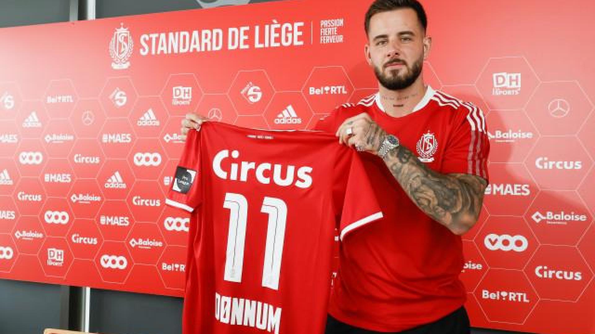 Donnum au Standard : "Je veux jouer l'Europe l'an prochain" 