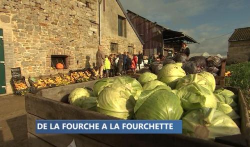 Asbl Devenirs : des enfants découvrent le parcours des légumes 