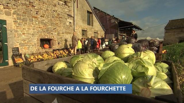 Asbl Devenirs : des enfants découvrent le parcours des légumes 