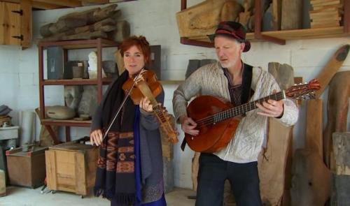 Aurélie Dorzée et Tom Theuns en concert chez Luc Navet à Marchin 