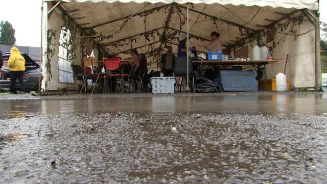 Awirs : le patro de Calsbourg les pieds dans l'eau 