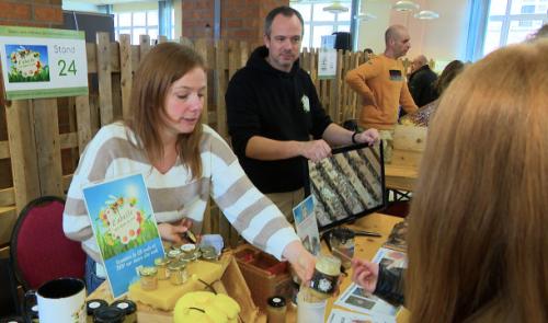 Beaucoup de monde au salon des métiers de l'alimentation durable
