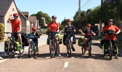 Berloz: Toute la famille à vélo pour un tour du monde!