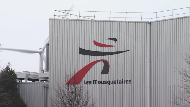 Blocage de la base Intermarché à Villers-le-Bouillet