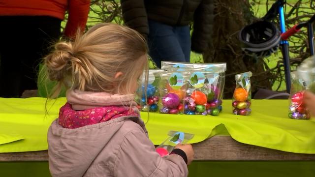 Ce lundi de Pâques, c'était la traditionnelle chasse aux œufs au Château de Jehay
