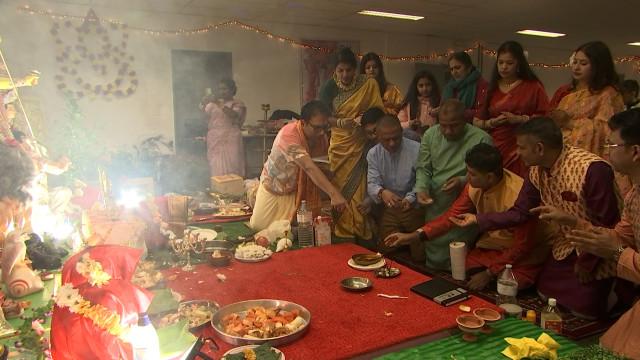 Célébration de Durga Puja : la fête bat son plein à Liège aussi