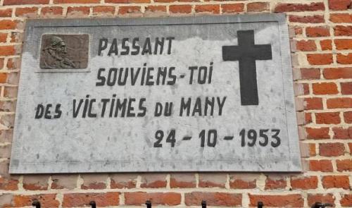 Célébration de la catastrophe minière du Many à Seraing
