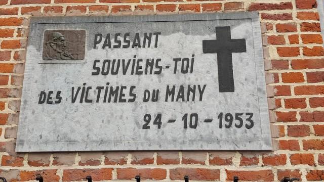Célébration de la catastrophe minière du Many à Seraing