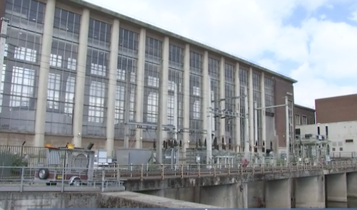 Centrale hydro-électrique de l'Ile Monsin : investissements et évacuation de déchets