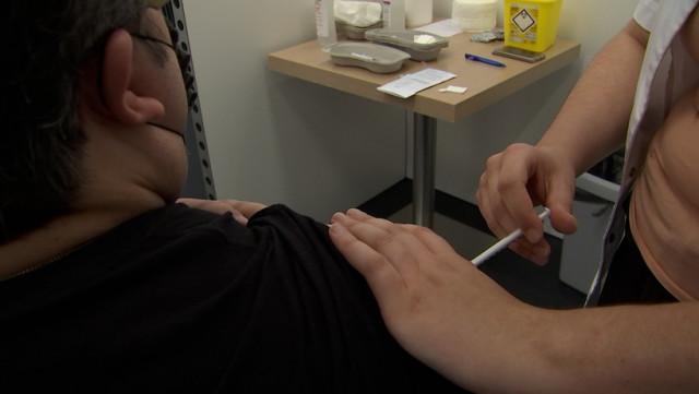 Centre de vaccination provisoire à Herstal
