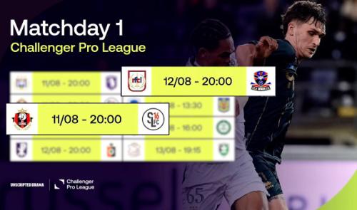 Challenger Pro League : un derby liégeois pour lancer le championnat ! 