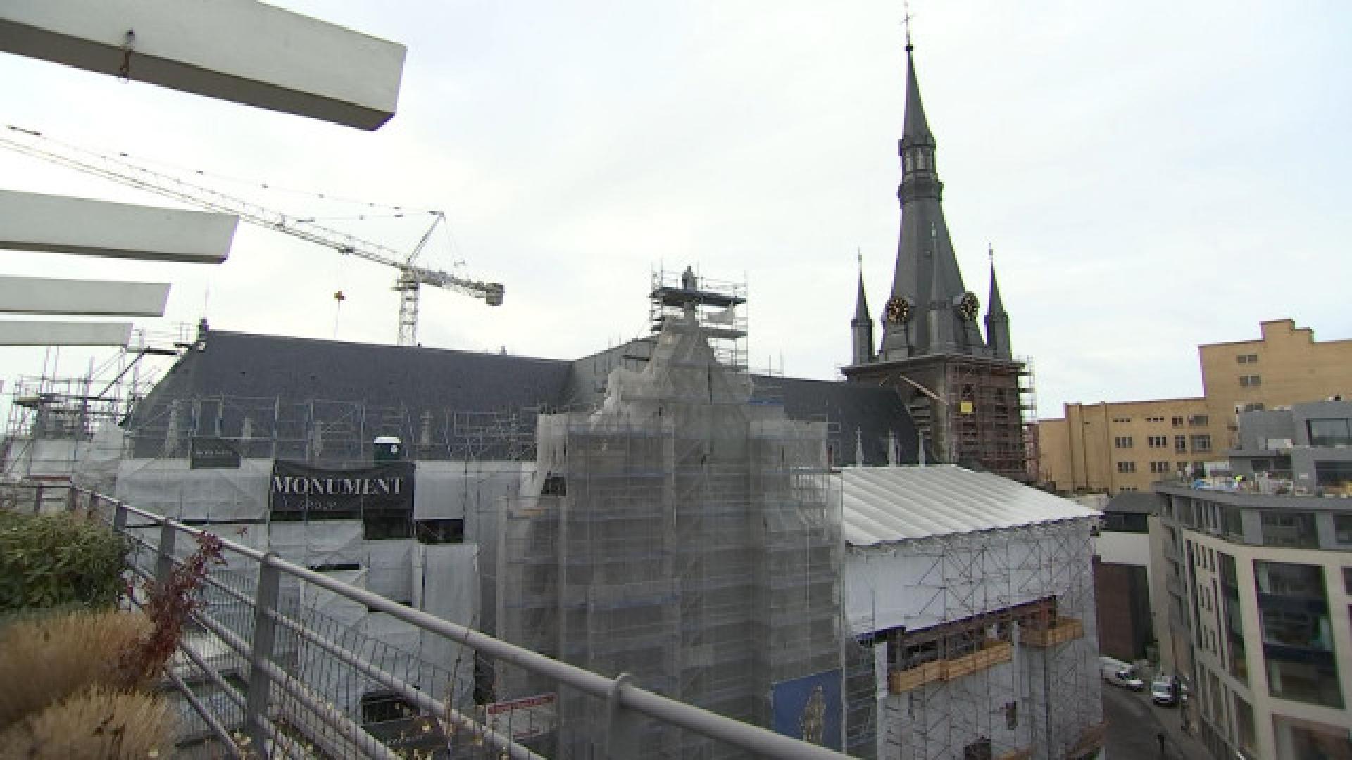 Chantier Cathédrale St Paul : ça avance !