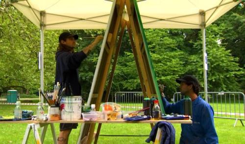 Chaudfontaine : Un concours de peinture en plein air