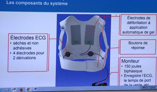 CHR de la Citadelle : un gilet défibrillateur pour sauver des vies