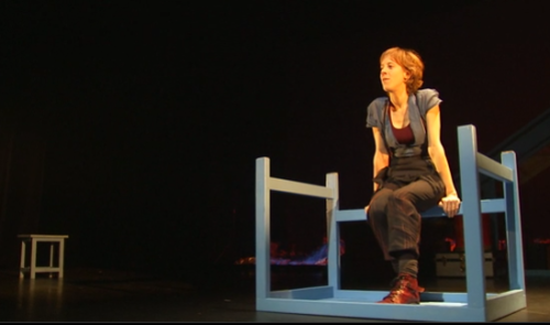 Christelle Cornil à Huy avec le Voyage d'Anna