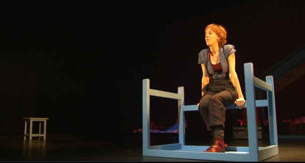 Christelle Cornil à Huy avec le Voyage d'Anna