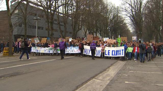 Climat : jusqu'à 5000 jeunes dans les rues de Huy ! 